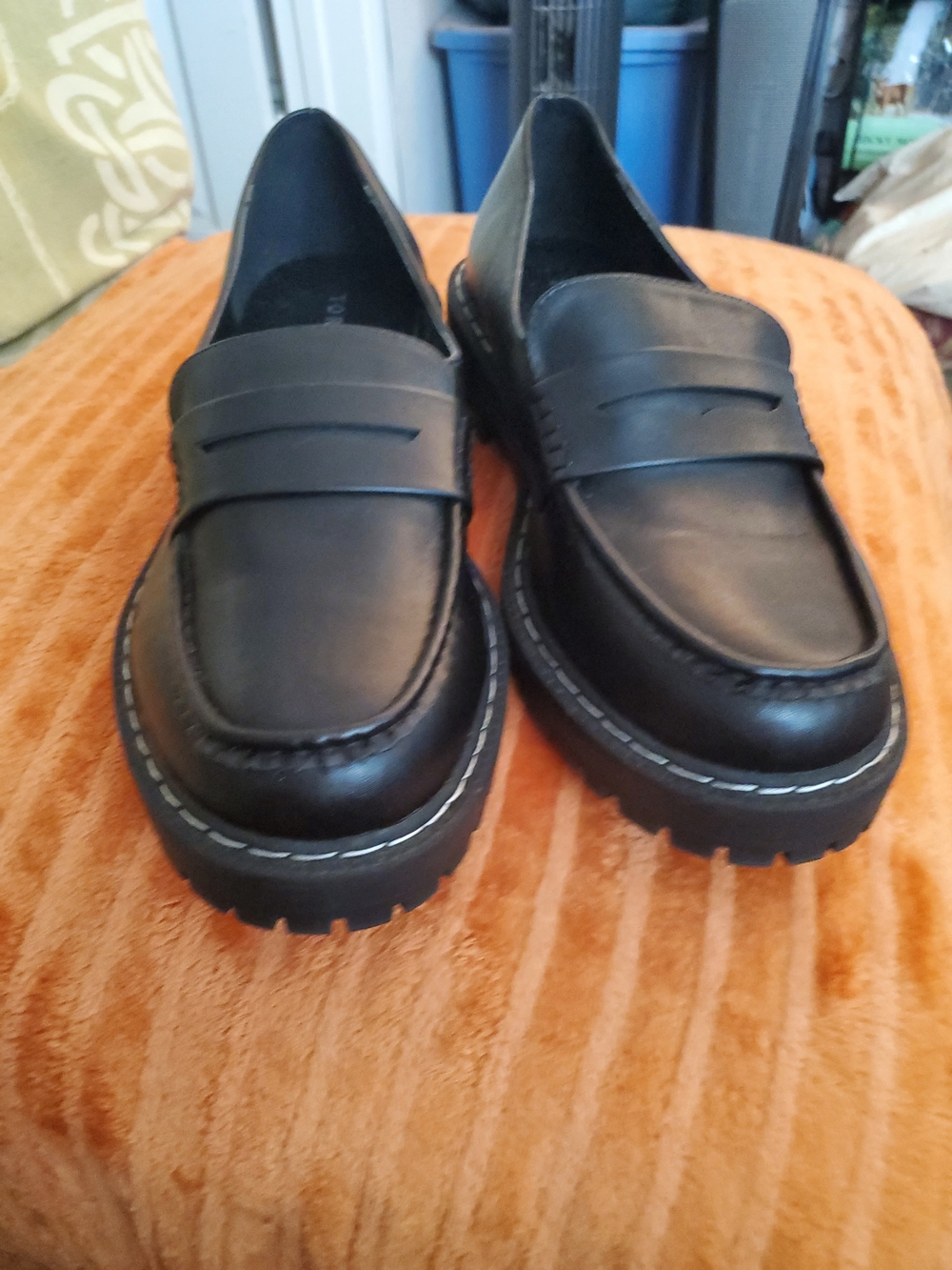 torrid Black Chunky Penny Loafers